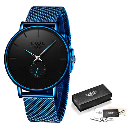 LIGE Men's Quartz Watch