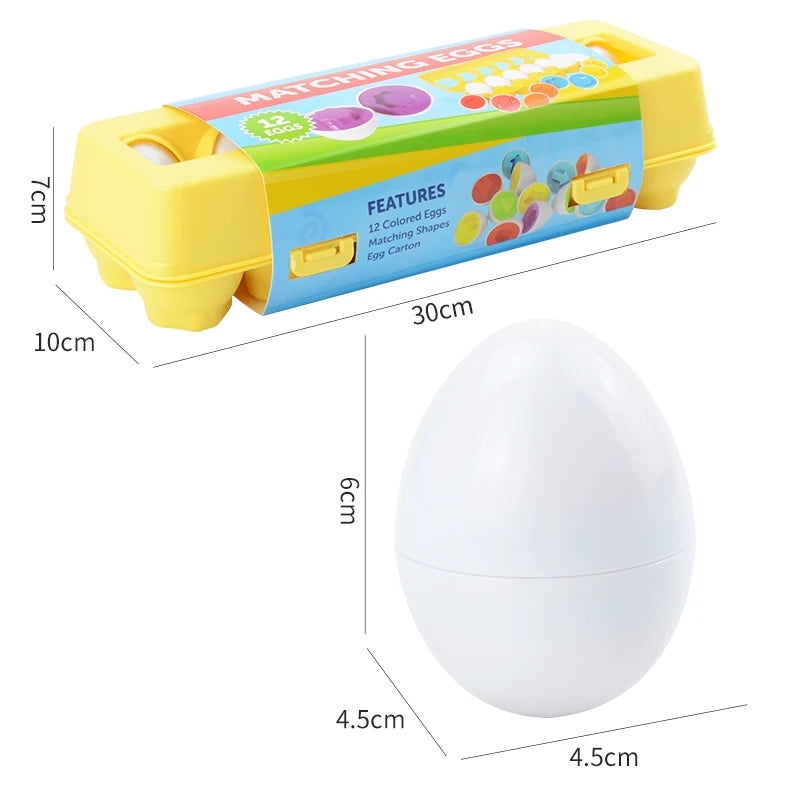 Montessori Match Egg Puzzle Toy