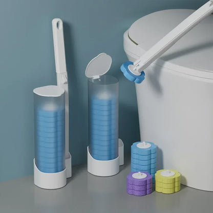 Disposable Toilet Brush Set