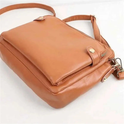 Three-Layer Crossbody Shoulder Bag