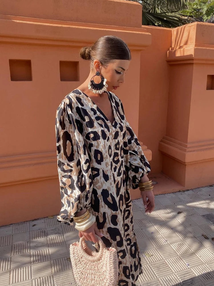 Leopard Maxi Dress