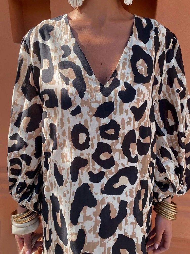 Leopard Maxi Dress