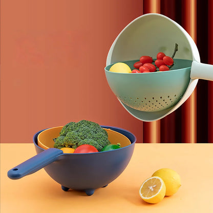 Multi-function Rotating Drain Basket
