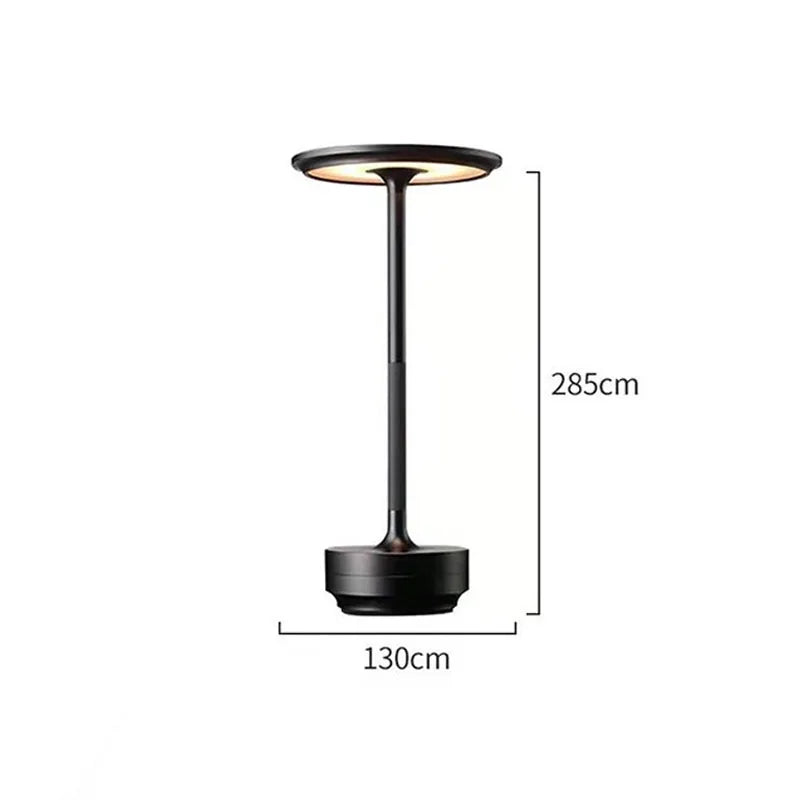 Industrial LED Desk Lamp with USB Charging