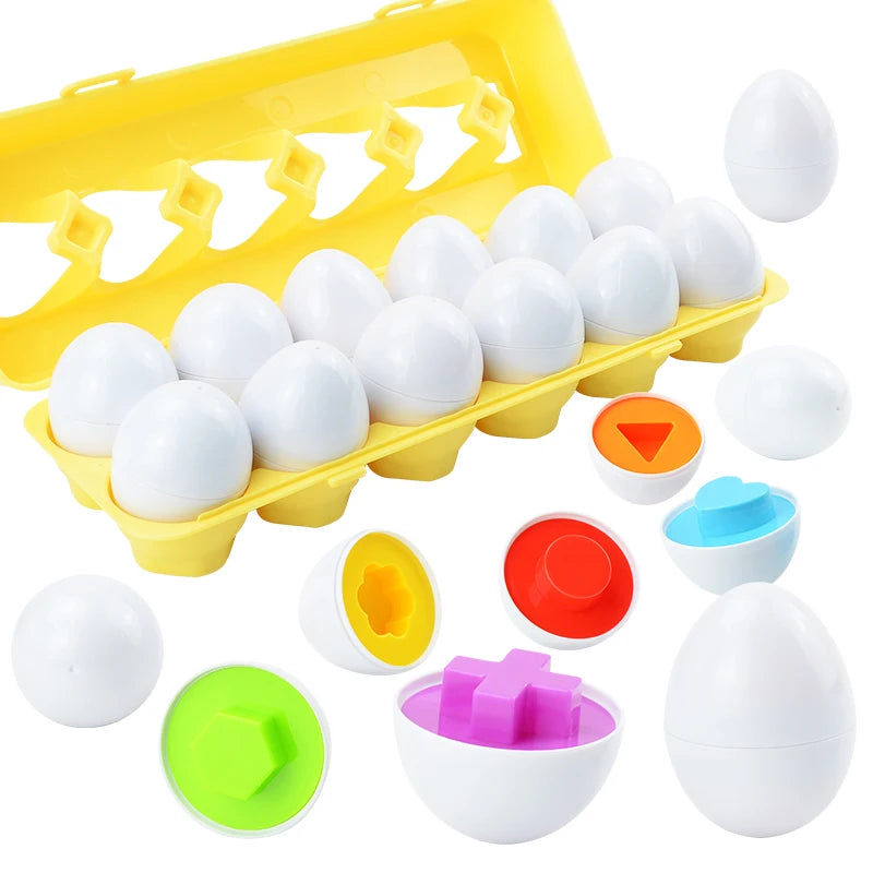 Montessori Match Egg Puzzle Toy