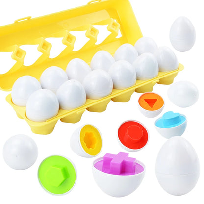 Montessori Match Egg Puzzle Toy