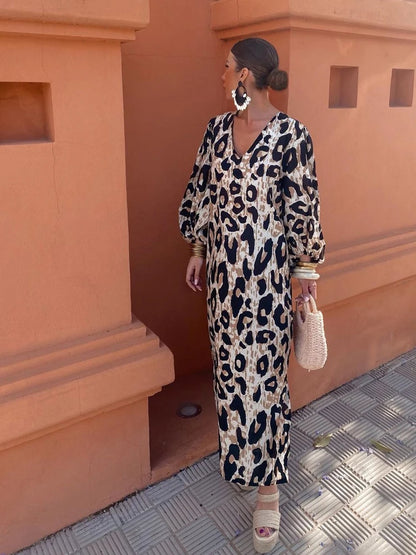 Leopard Maxi Dress