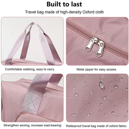 Large Folding Waterproof Travel Tote Bag