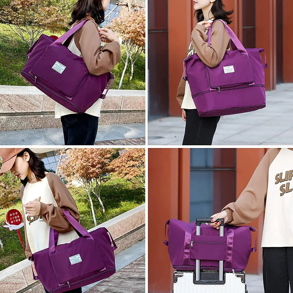 Large Folding Waterproof Travel Tote Bag