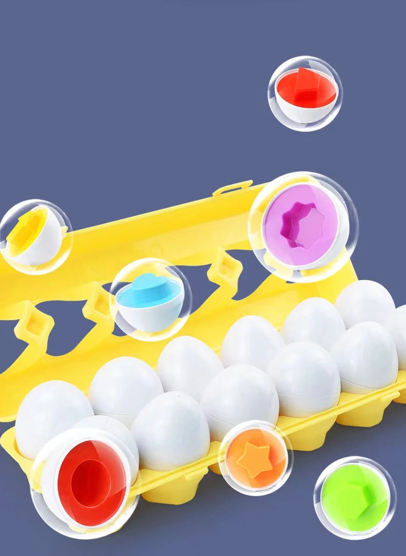 Montessori Match Egg Puzzle Toy