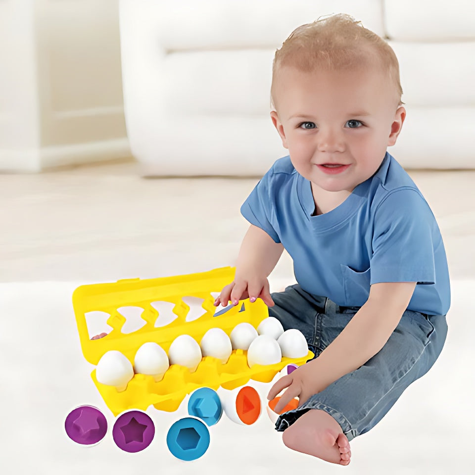 Montessori Match Egg Puzzle Toy